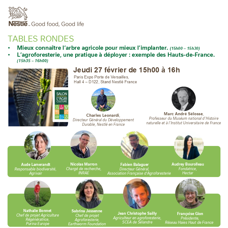 Flyer tables rondes Nestlé SIA 2025